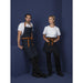 Southside Bistro Apron Denim-Blue With Tan Ties Southside