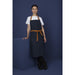Southside Bistro Apron Denim-Blue With Tan Ties Southside