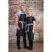Southside X-Cross Back Bib Apron Denim Black Southside