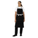 Kleur: zwart. Materiaal: polyester-katoen. Afmeting: 100(l)x70(b)cm.