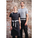 Southside X-Cross Back Bib Apron Denim Black Southside