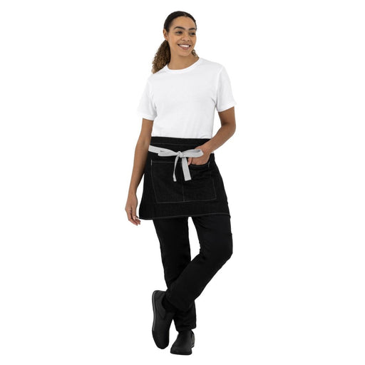 Kleur: zwart. Materiaal: polyester-katoen. Afmeting: 40(l)x76(b)cm.