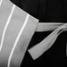 Whites Butchers Stripe Bib Apron Grey/White Whites Chefs Clothing
