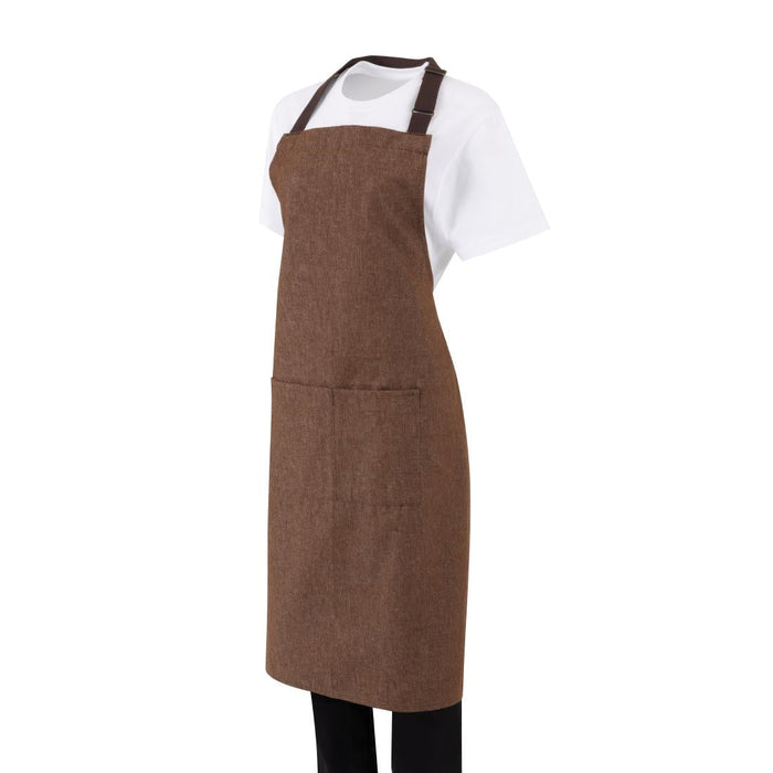 Southside Bib Apron Denim Tan Southside