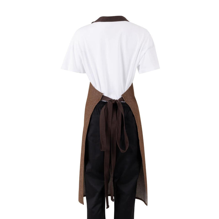 Southside Bib Apron Denim Tan Southside