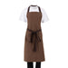 Southside Bib Apron Denim Tan Southside