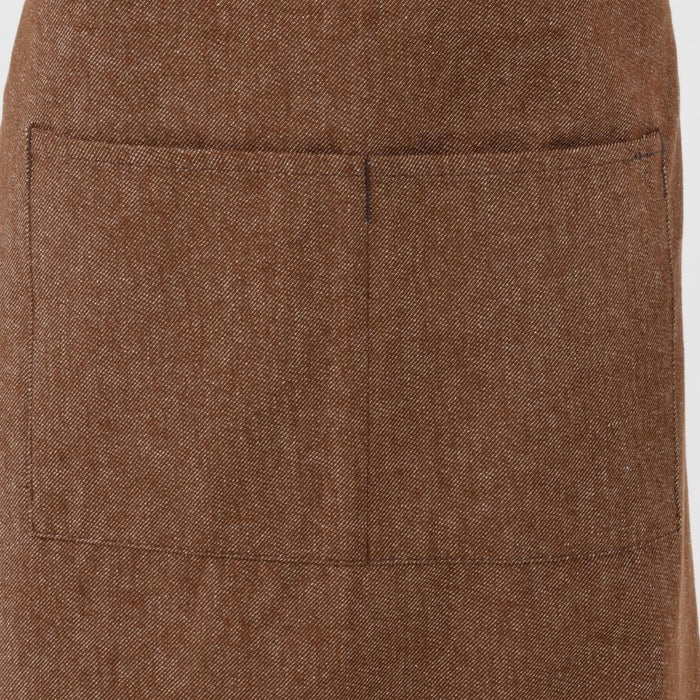 Southside Bib Apron Denim Tan Southside