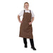 Southside X-Cross Back Bib Apron Denim Tan Southside