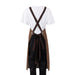 Southside X-Cross Back Bib Apron Denim Tan Southside