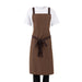 Southside X-Cross Back Bib Apron Denim Tan Southside