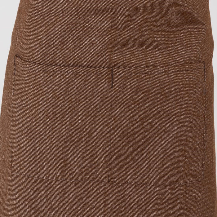 Southside X-Cross Back Bib Apron Denim Tan Southside