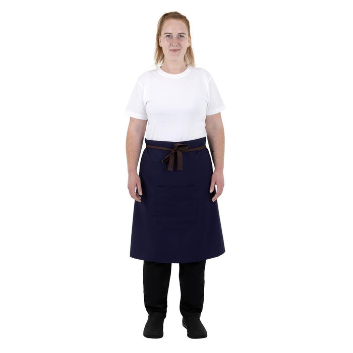 Southside Cotton Canvas Bistro Apron Navy Southside