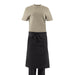 Southside Cotton Canvas Bistro Apron Black Southside