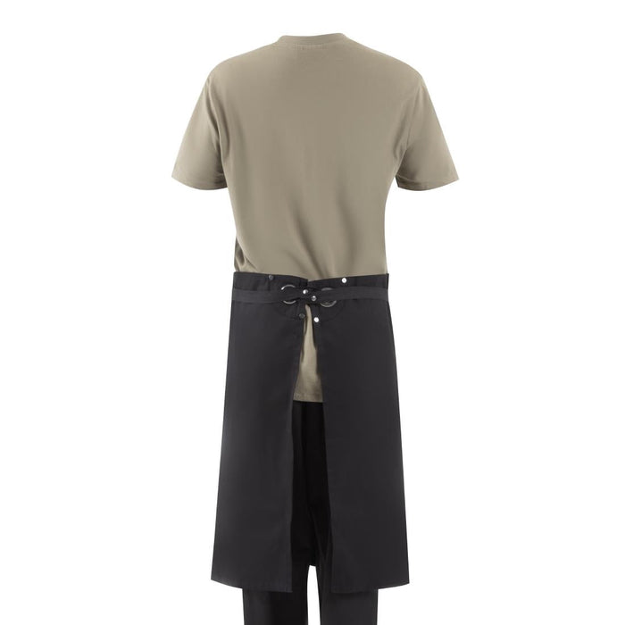 Southside Cotton Canvas Bistro Apron Black Southside