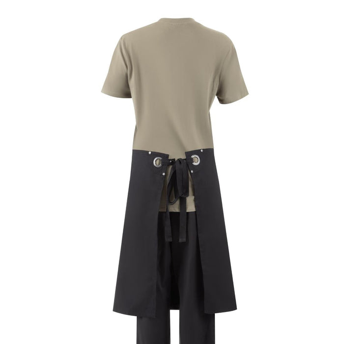 Southside Cotton Canvas Bistro Apron Black Southside