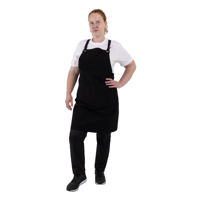 Southside Cotton Canvas Bib Apron Black Southside