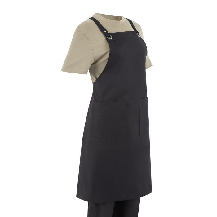 Southside Cotton Canvas Bib Apron Black Southside