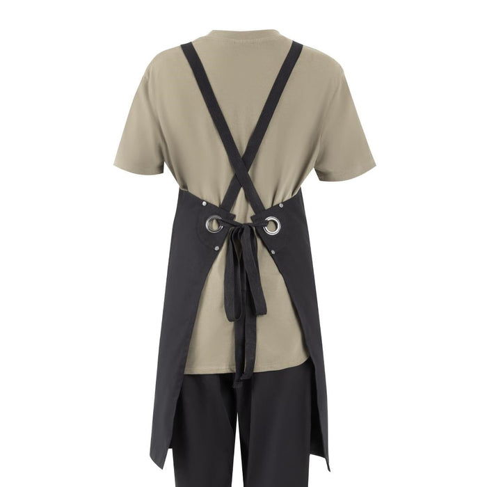 Southside Cotton Canvas Bib Apron Black Southside