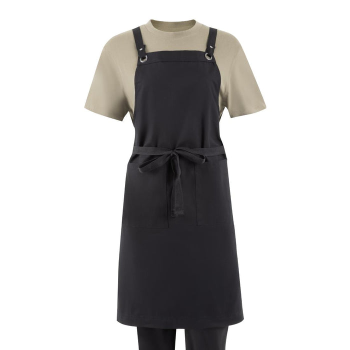 Southside Cotton Canvas Bib Apron Black Southside