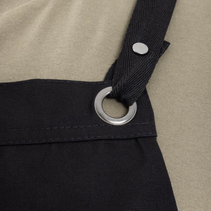 Southside Cotton Canvas Bib Apron Black Southside