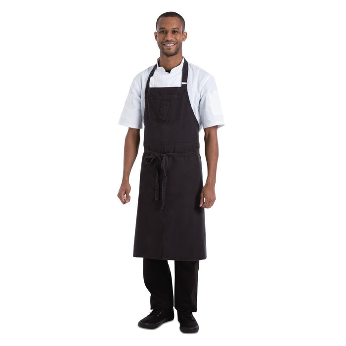 Chef Works Urban Rockford Canvas Wide Bib Apron Steel Grey Chef Works Urban