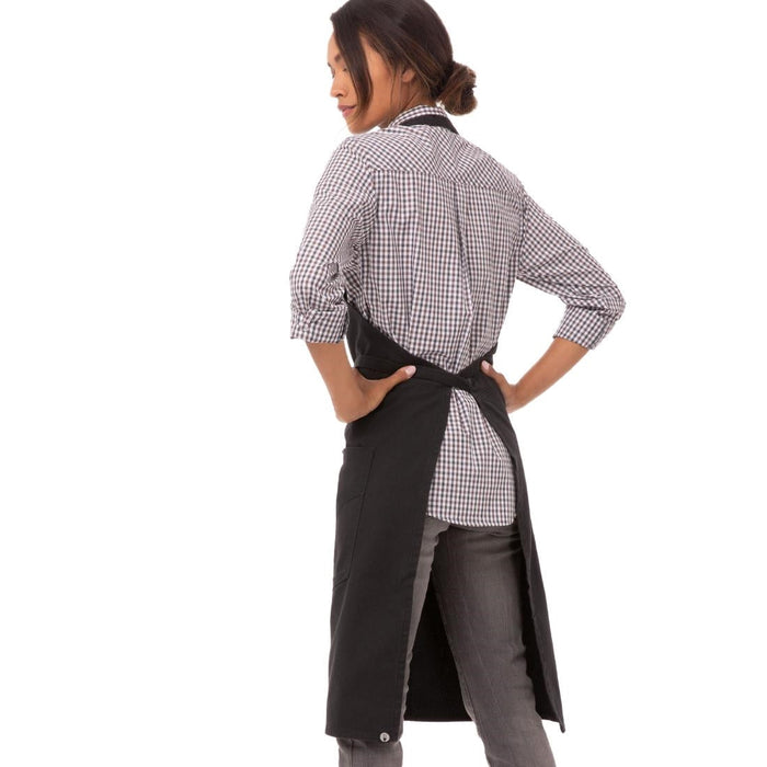Chef Works Urban Rockford Canvas Bib Apron Steel Grey Chef Works Urban