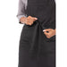 Chef Works Urban Rockford Canvas Bib Apron Steel Grey Chef Works Urban