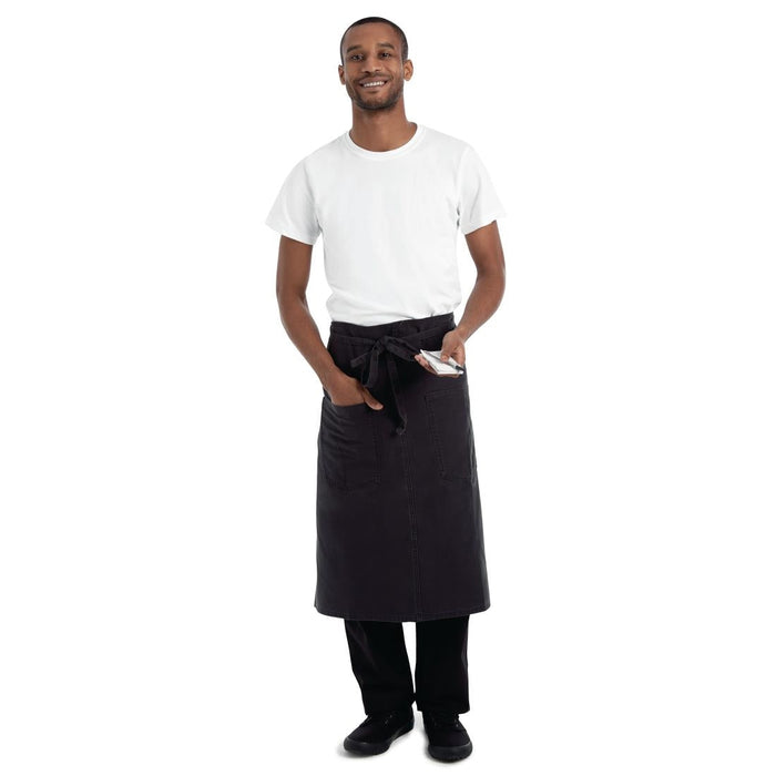 Chef Works Urban Rockford Canvas Bistro Apron Steel Grey Chef Works Urban