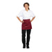 Whites Short Bistro Apron Burgundy Whites Chefs Clothing