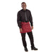 Whites Short Bistro Apron Burgundy Whites Chefs Clothing