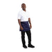 Whites Short Bistro Apron Navy Blue Whites Chefs Clothing