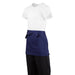 Whites Short Bistro Apron Navy Blue Whites Chefs Clothing