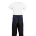 Whites Short Bistro Apron Navy Blue Whites Chefs Clothing