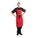 Whites Bib Apron Red Whites Chefs Clothing