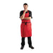 Whites Bib Apron Red Whites Chefs Clothing