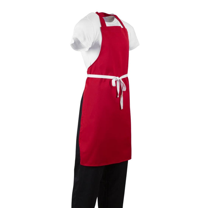 Whites Bib Apron Red Whites Chefs Clothing