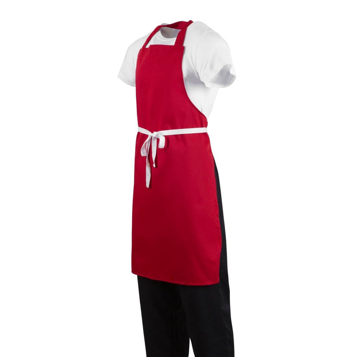 Whites Bib Apron Red Whites Chefs Clothing