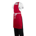 Whites Bib Apron Red Whites Chefs Clothing