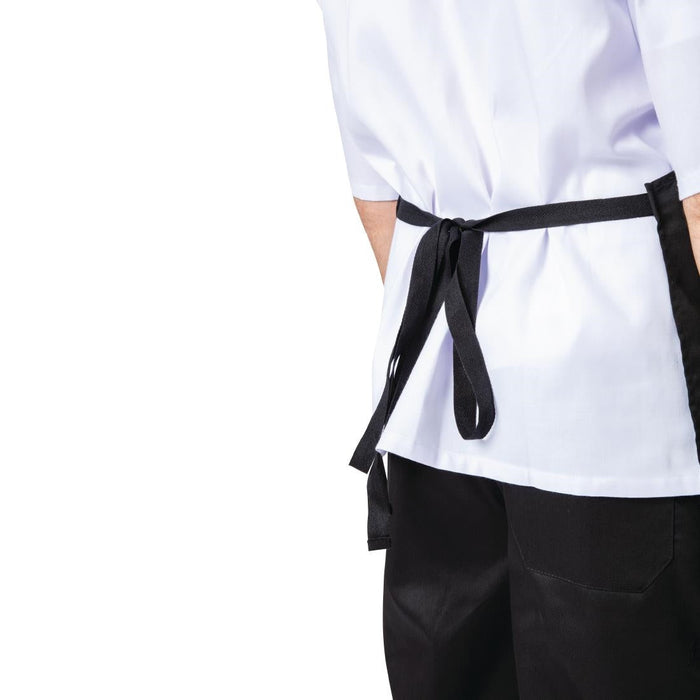 Nisbets Essentials Bib Aprons Polycotton Black (2 pack) Nisbets Essentials