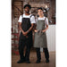 Southside Linen Blend Bib Apron Black Southside