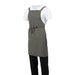 Southside Cotton Canvas Bib Apron Khaki Southside