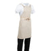 Southside Cotton Canvas Bib Apron Stone Southside