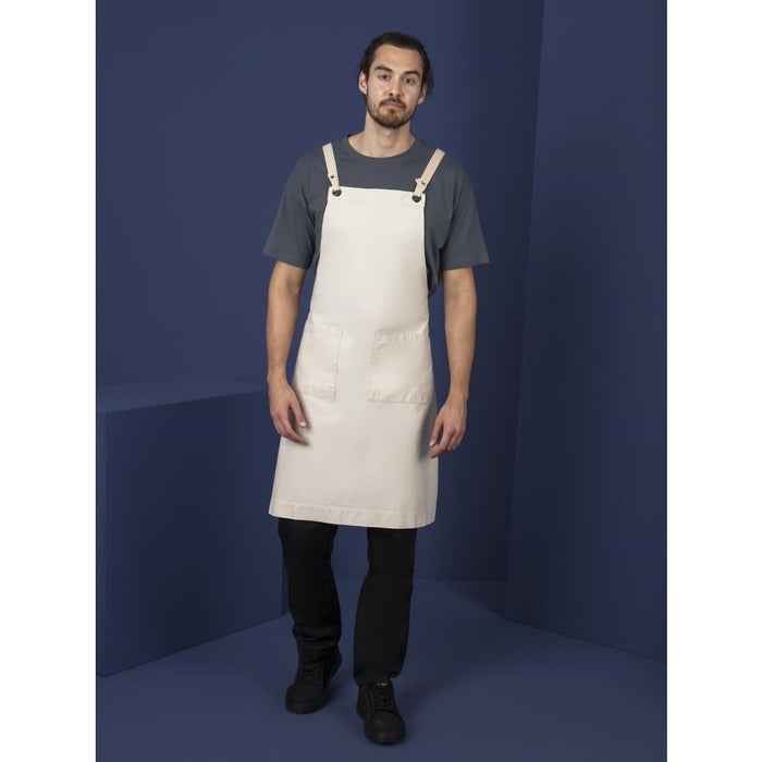 Southside Cotton Canvas Bib Apron Stone Southside