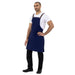 Southside Cotton Canvas Bib Apron Navy Southside