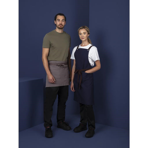 Southside Cotton Canvas Waist Apron Grey Southside
