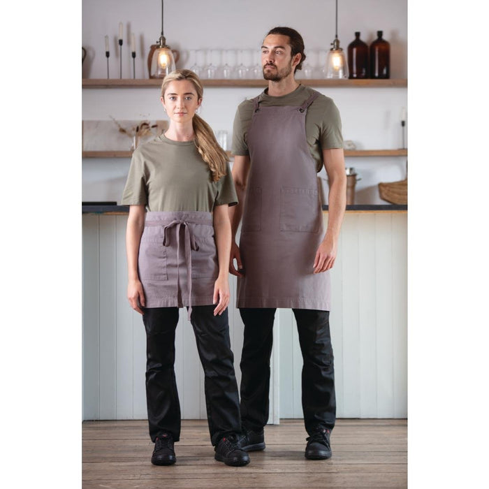 Southside Cotton Canvas Waist Apron Grey Southside