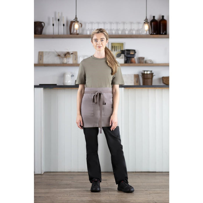Southside Cotton Canvas Waist Apron Grey Southside