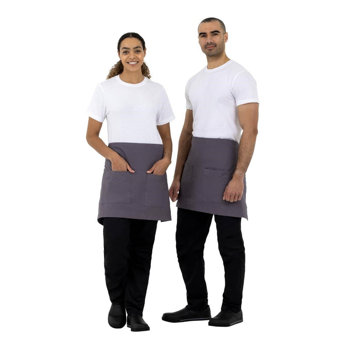 Southside Cotton Canvas Waist Apron Grey Southside