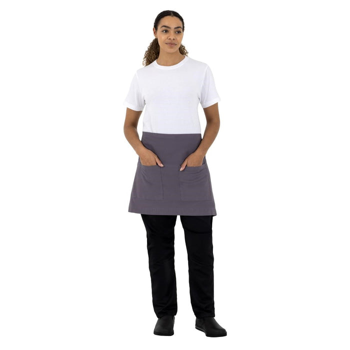 Southside Cotton Canvas Waist Apron Grey Southside