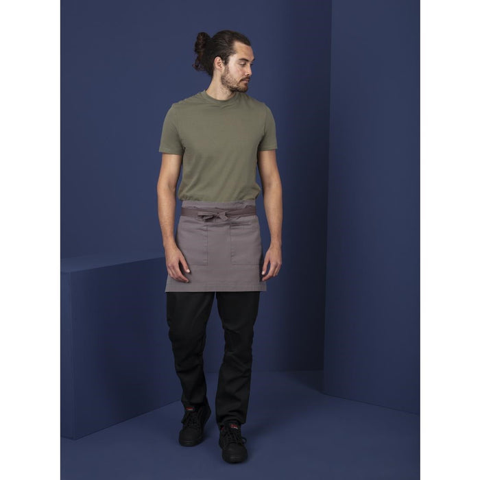 Southside Cotton Canvas Waist Apron Grey Southside